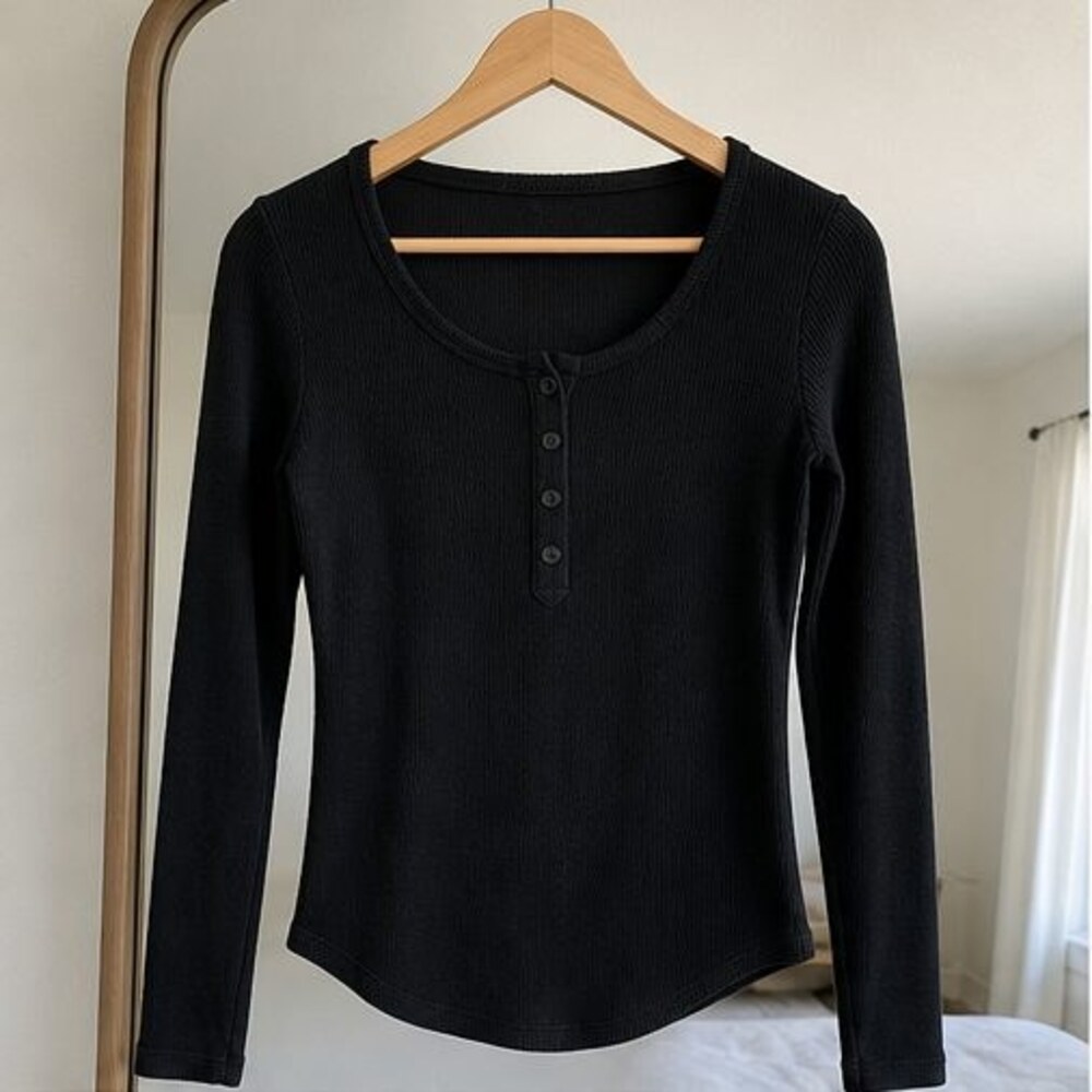 Mauve V Neck Top